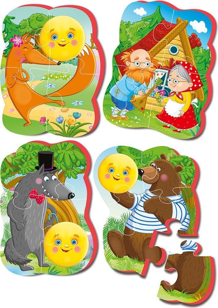 Обложка Мягкие пазлы" "Baby puzzle Сказки" Колобок, издательство Я РАСТУ ТОЙЗ | купить в книжном магазине Рослит