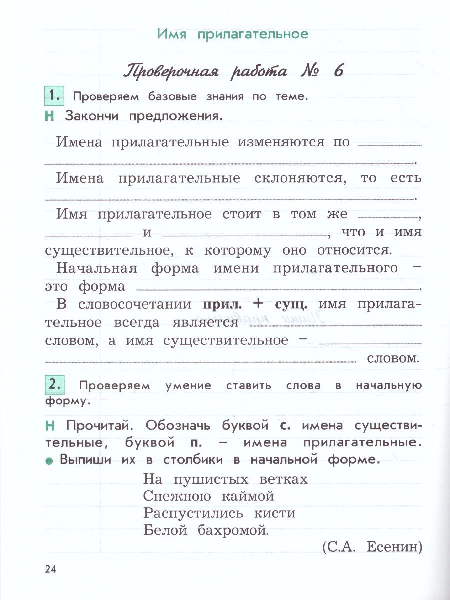 Обложка книги Русский язык 4 класс. Проверочные и контрольные работы. В 2-х вариантах. Вариант 2. ФГОС, Автор Бунеева Е.В., издательство БАЛАСС | купить в книжном магазине Рослит