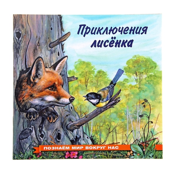 Обложка Познаем мир вокруг нас / Приключения лисенка, издательство Фламинго | купить в книжном магазине Рослит