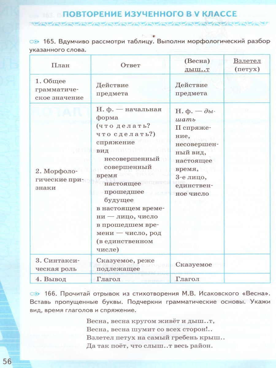 картинка Рабочая тетрадь по Русский язык 6 класс. Часть 2. ФГОС от магазина Рослит