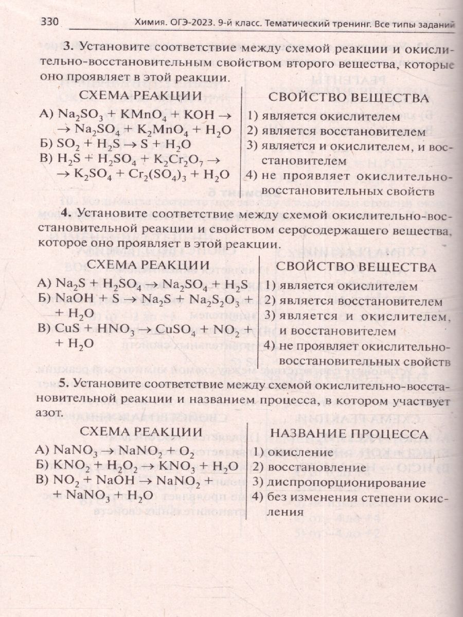 Обложка книги ОГЭ-2023. Химия 9 класс. Тематический тренинг., Автор Доронькин В.Н., издательство ЛЕГИОН | купить в книжном магазине Рослит