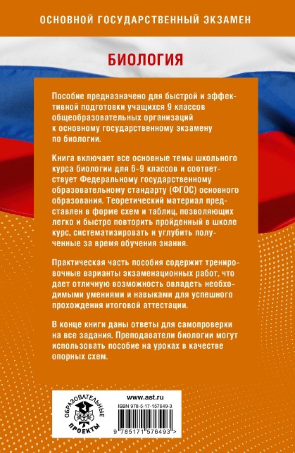 Обложка книги Готовимся к ОГЭ за 30 дней. Биология, Автор Маталин А.В. Скворцов П.М. Банколе А.В., издательство АСТ | купить в книжном магазине Рослит