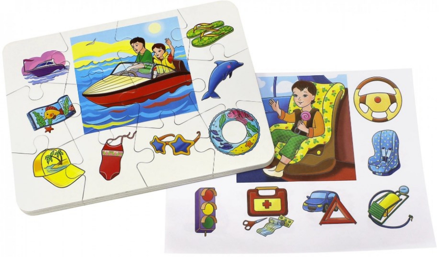 Обложка книги Лото. Собери пазл "Путешествия". Две игры в одной, Автор , издательство Учитель | купить в книжном магазине Рослит