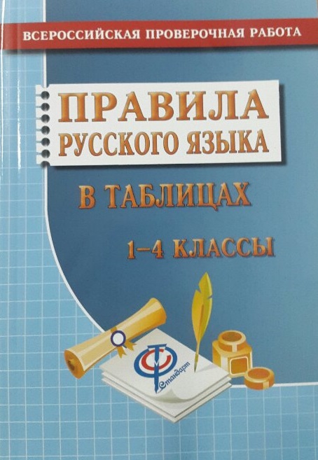 Обложка книги Русский язык Правила русского языка в таблицах 1-4 класс. ФГОС, Автор Федорова, издательство ЛадКом | купить в книжном магазине Рослит