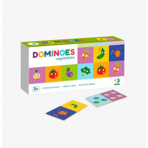 Обложка Домино "Овощи" (Я РАСТУ ТОЙЗ), издательство Я РАСТУ ТОЙЗ | купить в книжном магазине Рослит