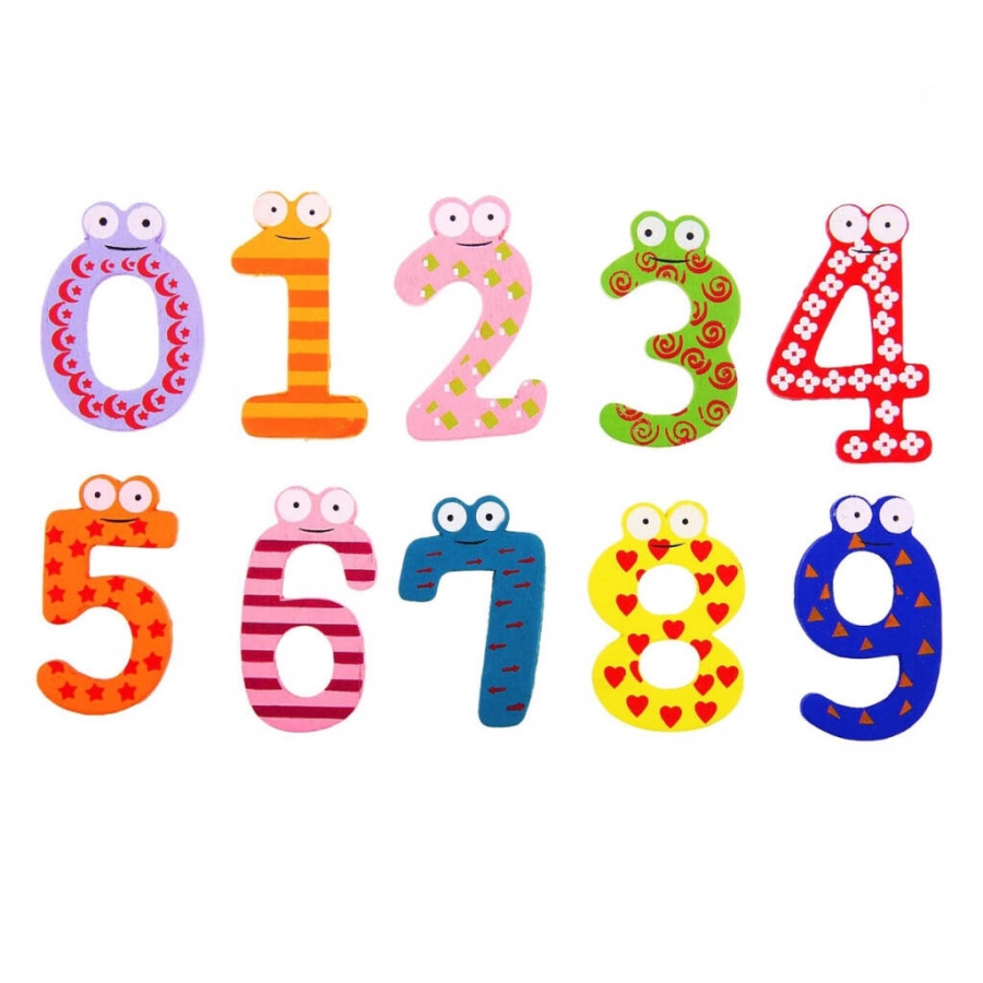 Обложка Цифр на магните, набор 10 штук, издательство Буква-Ленд                                         | купить в книжном магазине Рослит