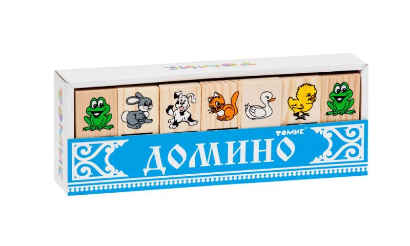 Обложка Домино "Животные", издательство Томик | купить в книжном магазине Рослит