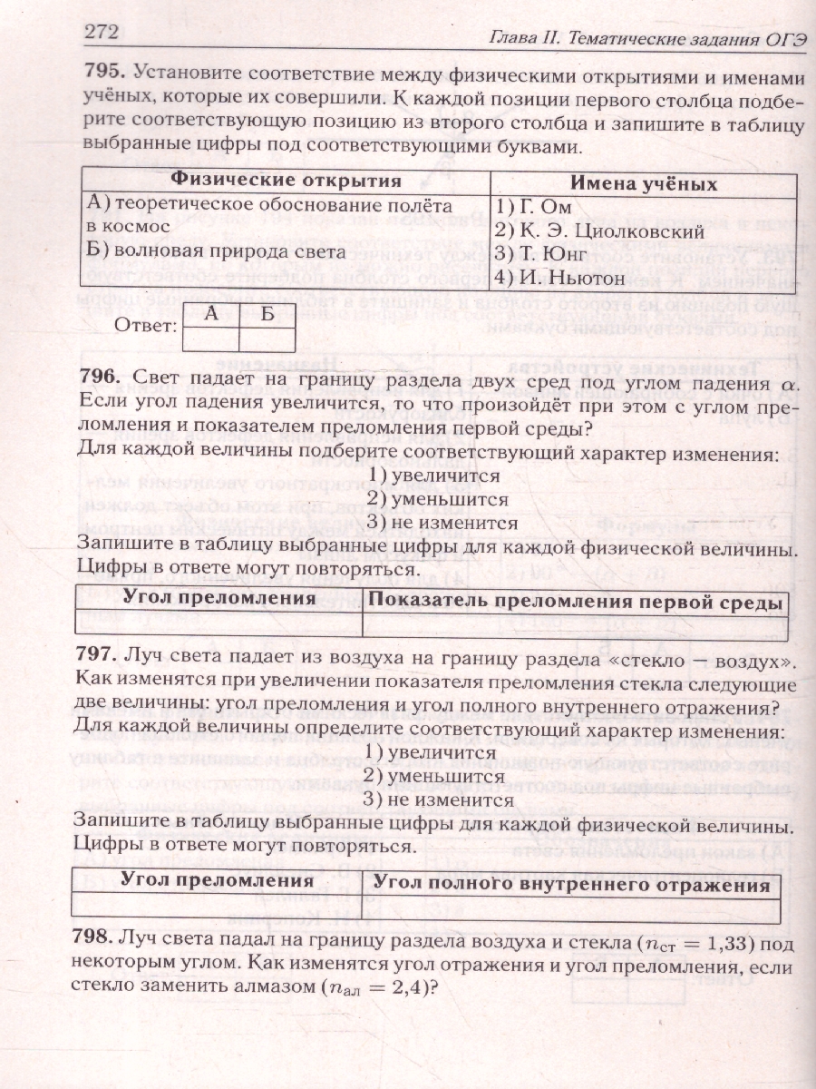 Обложка книги ОГЭ-2025. Физика. 9 класс. Тематический тренинг, Автор Монастырский Л. М. Безуглова Г. С. Джужук И. И., издательство ЛЕГИОН | купить в книжном магазине Рослит