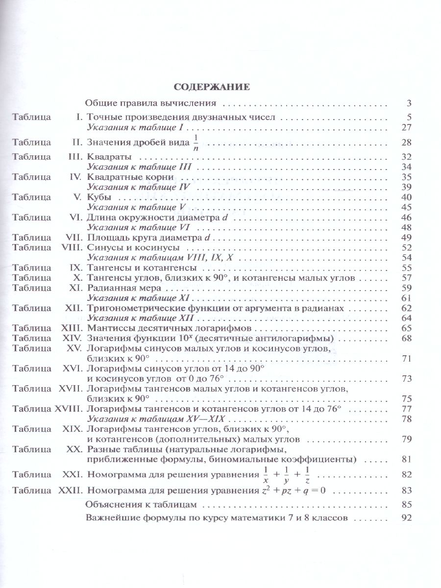 Обложка книги Четырехзначные Математические таблицы, Автор Брадис В.М., издательство Просвещение | купить в книжном магазине Рослит
