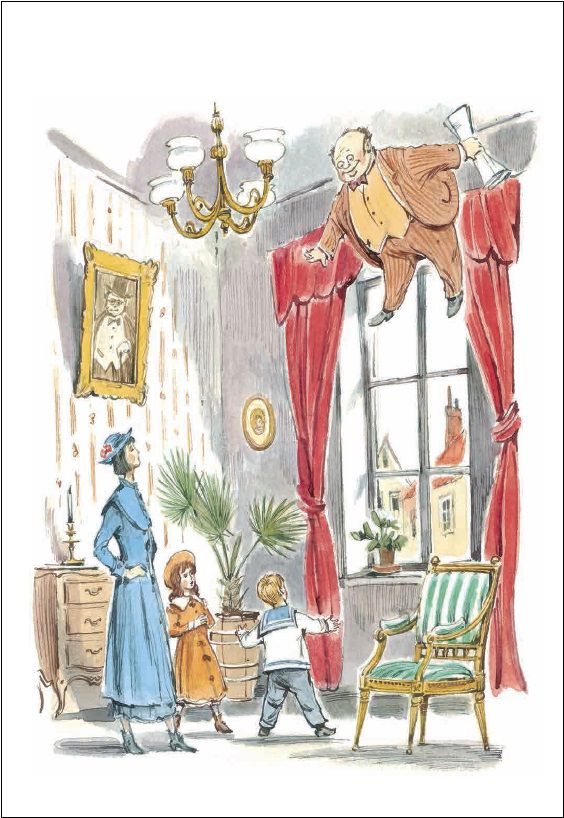 Обложка Мэри Поппинс, издательство РОСМЭН | купить в книжном магазине Рослит