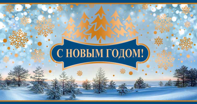 Обложка книги Открытка евроформата. С Новым годом! Горизонтальная, Автор НТ-11490, издательство Сфера | купить в книжном магазине Рослит