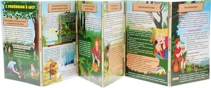 Обложка книги Природоохранные навыки поведения. Ребенок в лесу. Ширмы с информацией для родителей и детей, Автор НШ-42, издательство Учитель | купить в книжном магазине Рослит