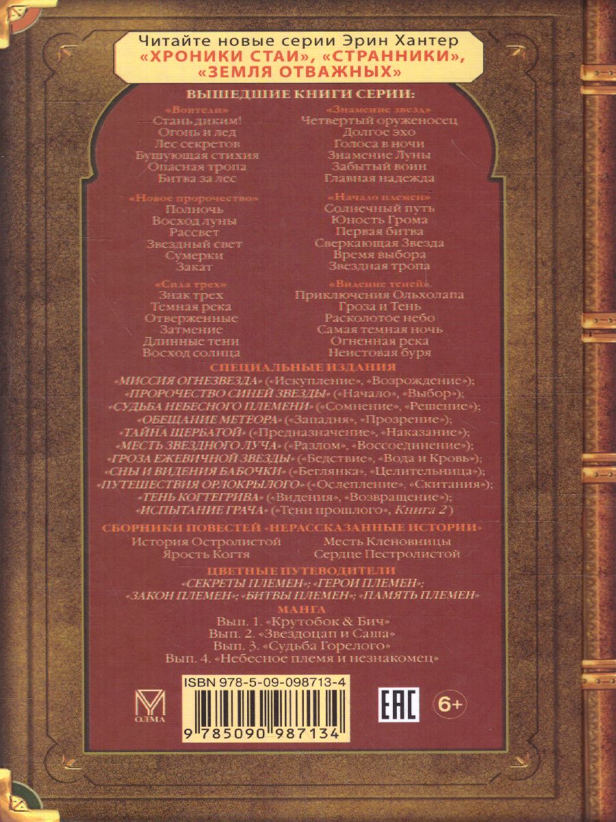 Обложка Коты-воители. Цикл "Тайна Щербатой". Наказание, издательство Просвещение/Союз                                   | купить в книжном магазине Рослит