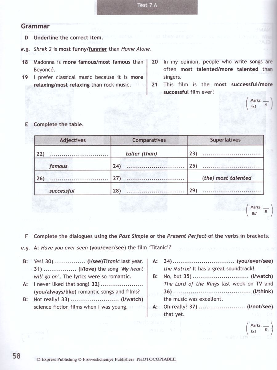 Обложка книги Английский в фокусе 7 класс. Spotlight. Контрольные задания, Автор Ваулина Ю.Е. Дули Д. Подоляко О.Е., издательство Просвещение | купить в книжном магазине Рослит