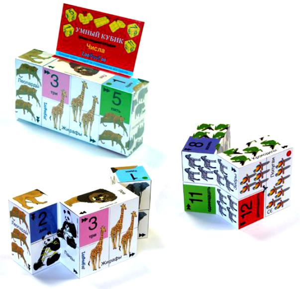 Обложка Умный кубик. Числа, издательство Махаон | купить в книжном магазине Рослит