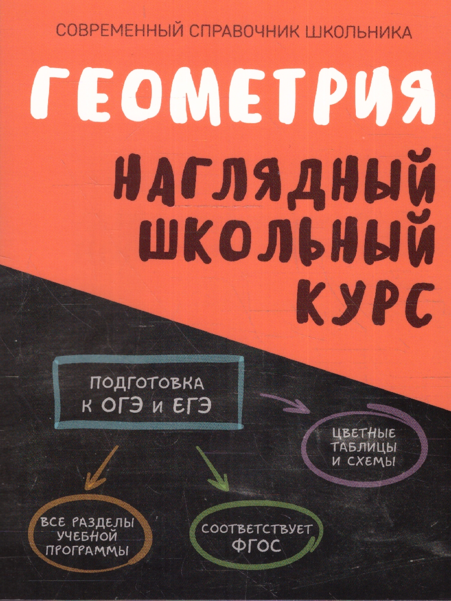 Обложка книги Геометрия. Наглядный школьный курс, Автор Аксёнова О.И. Степанова Т.С., издательство Кузьма                                             | купить в книжном магазине Рослит