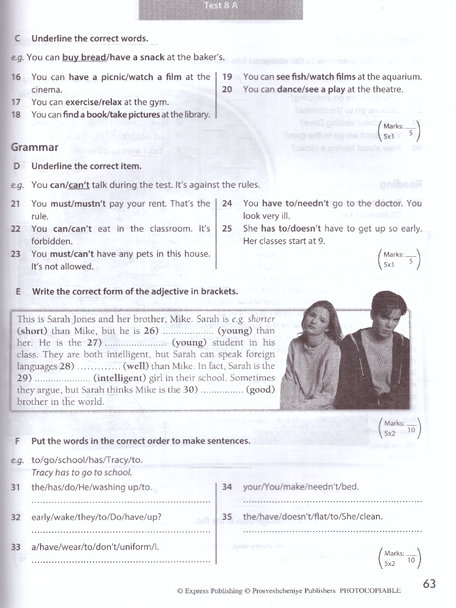 Обложка книги Английский в фокусе 6 класс. Контрольные задания (ФП2022), Автор Дули Дж. Ваулина Ю.Е. Подоляко О.Е., издательство Просвещение | купить в книжном магазине Рослит