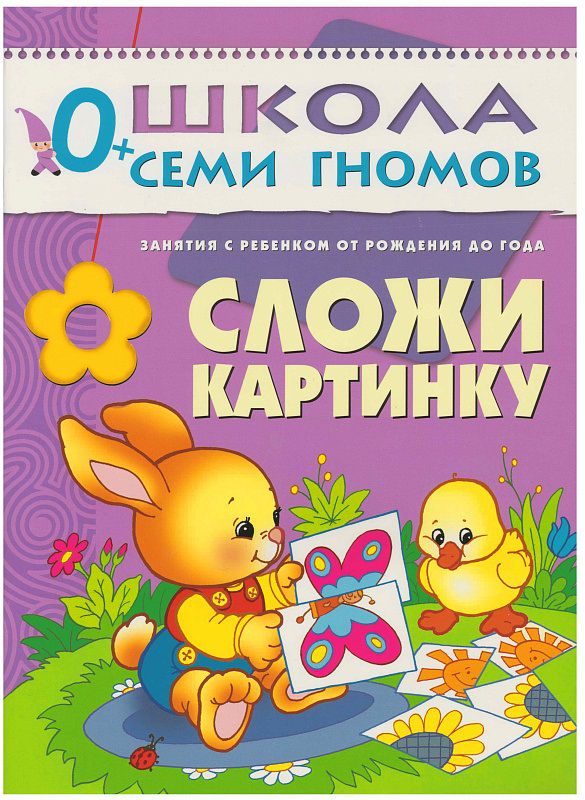 Обложка книги Школа Семи Гномов Первый год. Сложи картинку, Автор Денисова Д., издательство Мозаика-Синтез | купить в книжном магазине Рослит
