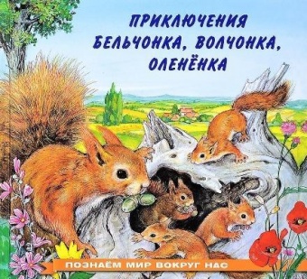 Обложка Познаем мир вокруг нас / Приключения бельчонка, издательство Фламинго | купить в книжном магазине Рослит