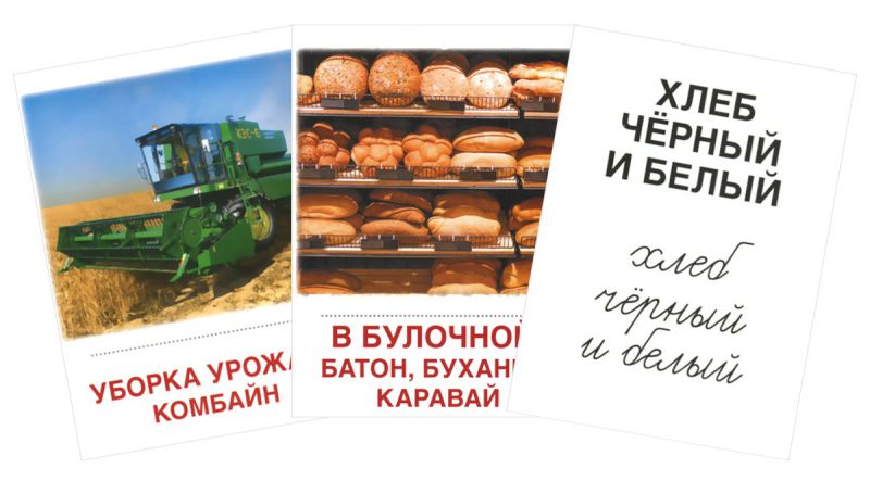 Обложка книги Демонстрационные картинки СУПЕР. Хлеб всему голова. 16 раздаточных карточек с текстом  63х87 мм, Автор , издательство Сфера | купить в книжном магазине Рослит