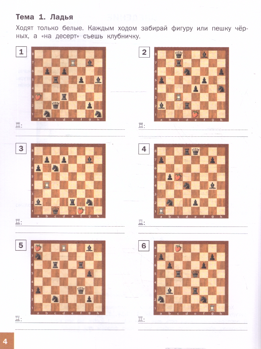 Обложка книги Шахматная школа. Первый год обучения. Сборник заданий. ФГОС, Автор Барский В. Л., издательство Вако | купить в книжном магазине Рослит