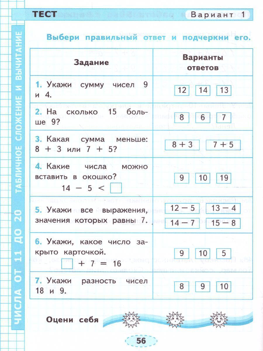 Обложка книги Математика 1 класс. Проверочные работы. ФГОС НОВЫЙ, Автор Тихомирова Е.М., издательство Экзамен | купить в книжном магазине Рослит