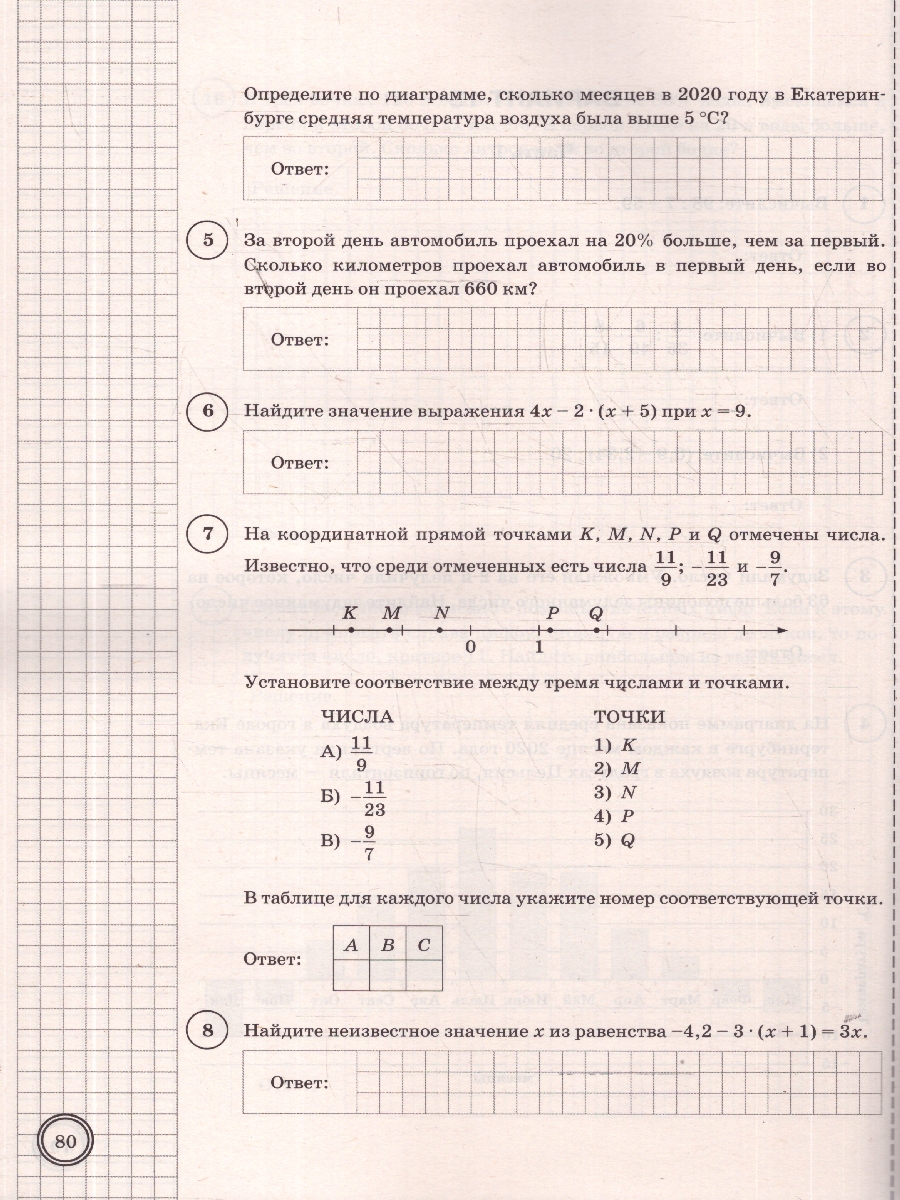 Обложка книги ВПР Математика 6 класс. 15 вариантов с ответами. ФГОС Новый, Автор Ахременкова В. И., издательство Экзамен | купить в книжном магазине Рослит