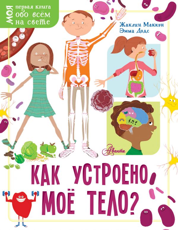 Обложка Как устроено моё тело? / Моя первая книга обо всем, издательство АСТ | купить в книжном магазине Рослит