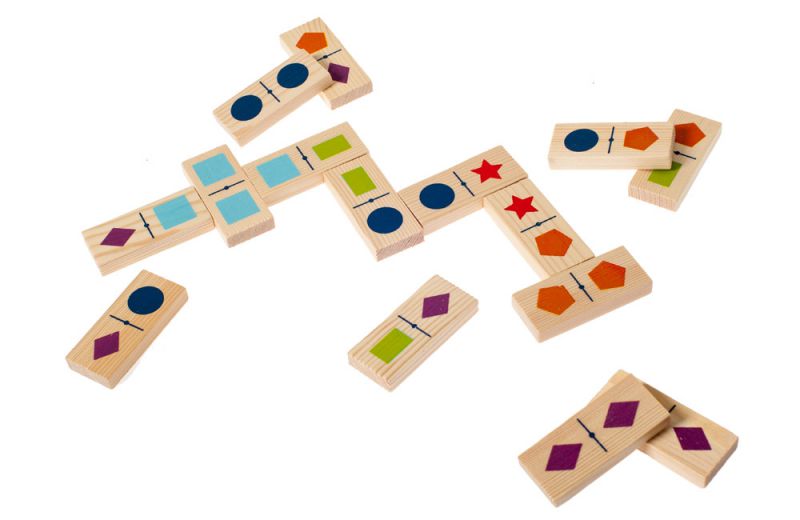 Обложка Домино "Геометрические фигуры", издательство Томик | купить в книжном магазине Рослит