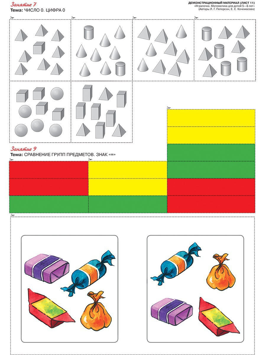 Обложка книги Математика для детей 5-6 лет. Игралочка. Демонстрационный материал. Часть 3, Автор Петерсон Л.Г. Кочемасова Е.Е., издательство Просвещение/Союз                                   | купить в книжном магазине Рослит