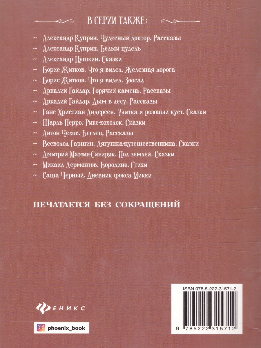 Обложка книги Ослиная шкура. Сказки, Автор Перро Ш., издательство Феникс ТД                                          | купить в книжном магазине Рослит