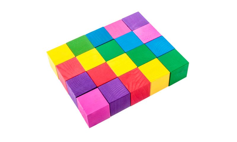 Обложка Кубики Цветные 20 шт., издательство Томик | купить в книжном магазине Рослит