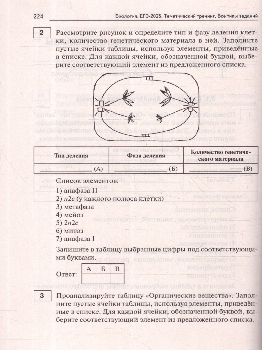 Обложка книги ЕГЭ-2025. Биология. Тематический тренинг. Все типы заданий, Автор Кириленко А. А., издательство ЛЕГИОН | купить в книжном магазине Рослит