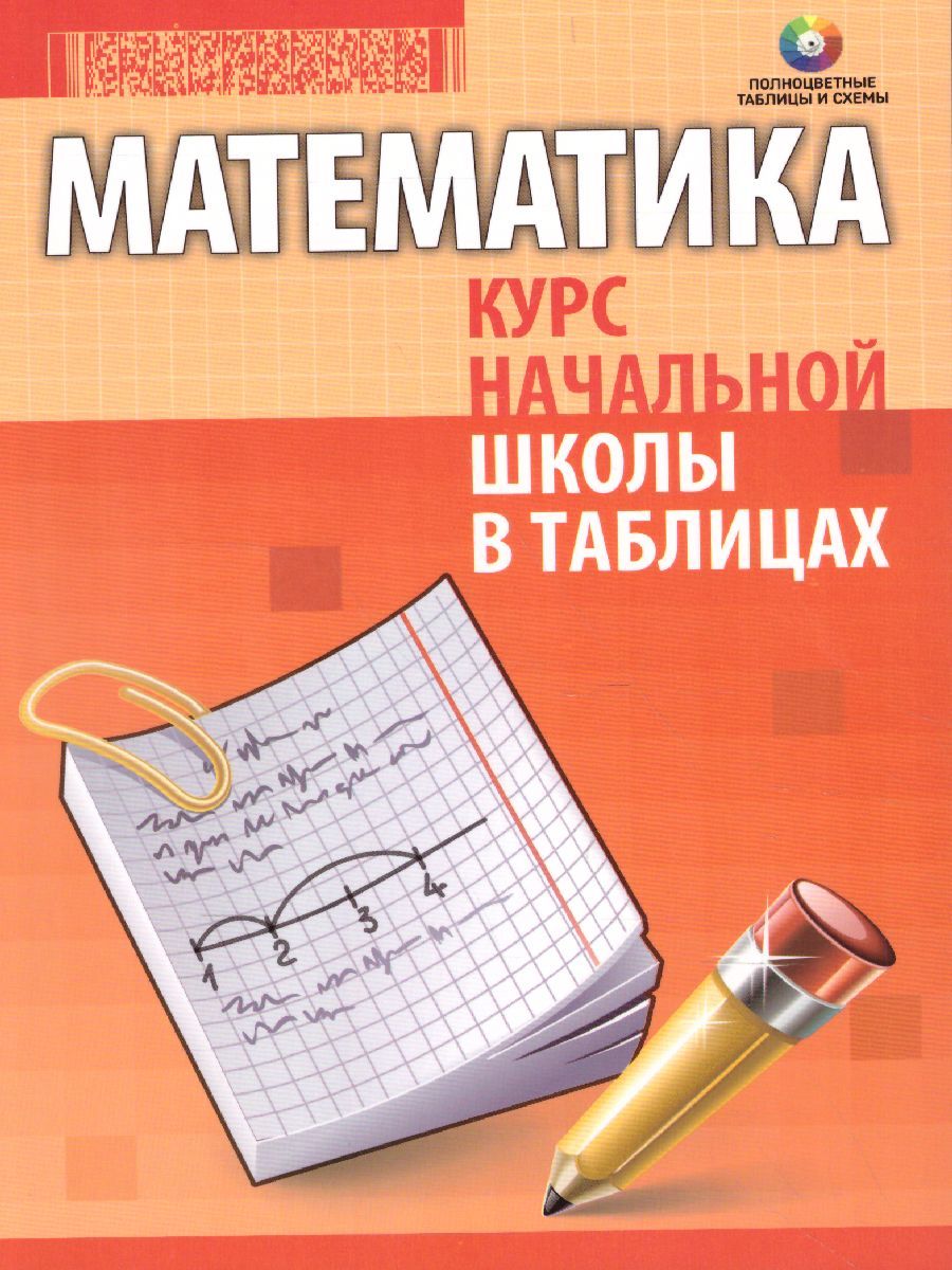 Обложка книги Математика. Курс начальной школы в таблицах, Автор Канашевич Т.Н., издательство Кузьма                                             | купить в книжном магазине Рослит