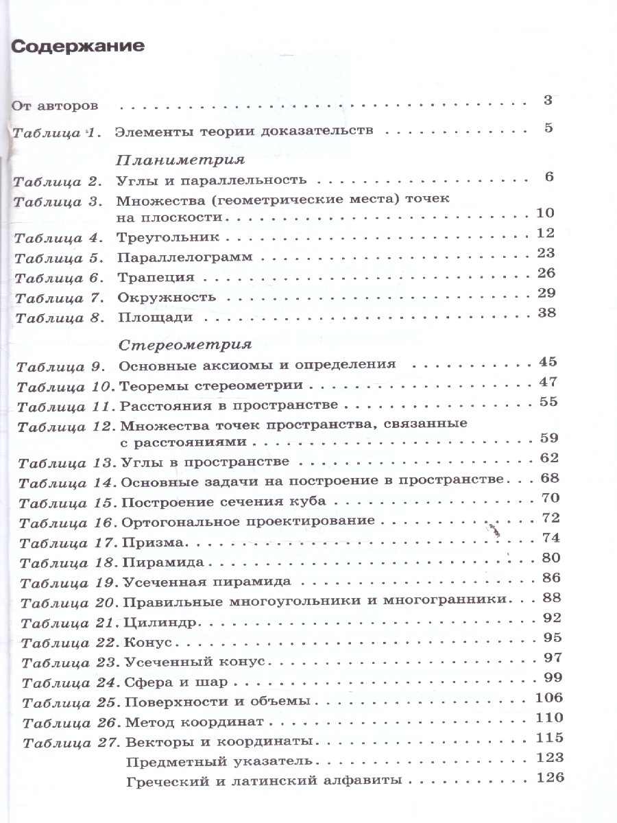 Обложка книги Геометрия в таблицах 7-11 классы, Автор Звавич Л.И. Рязановский А.Р., издательство Просвещение | купить в книжном магазине Рослит