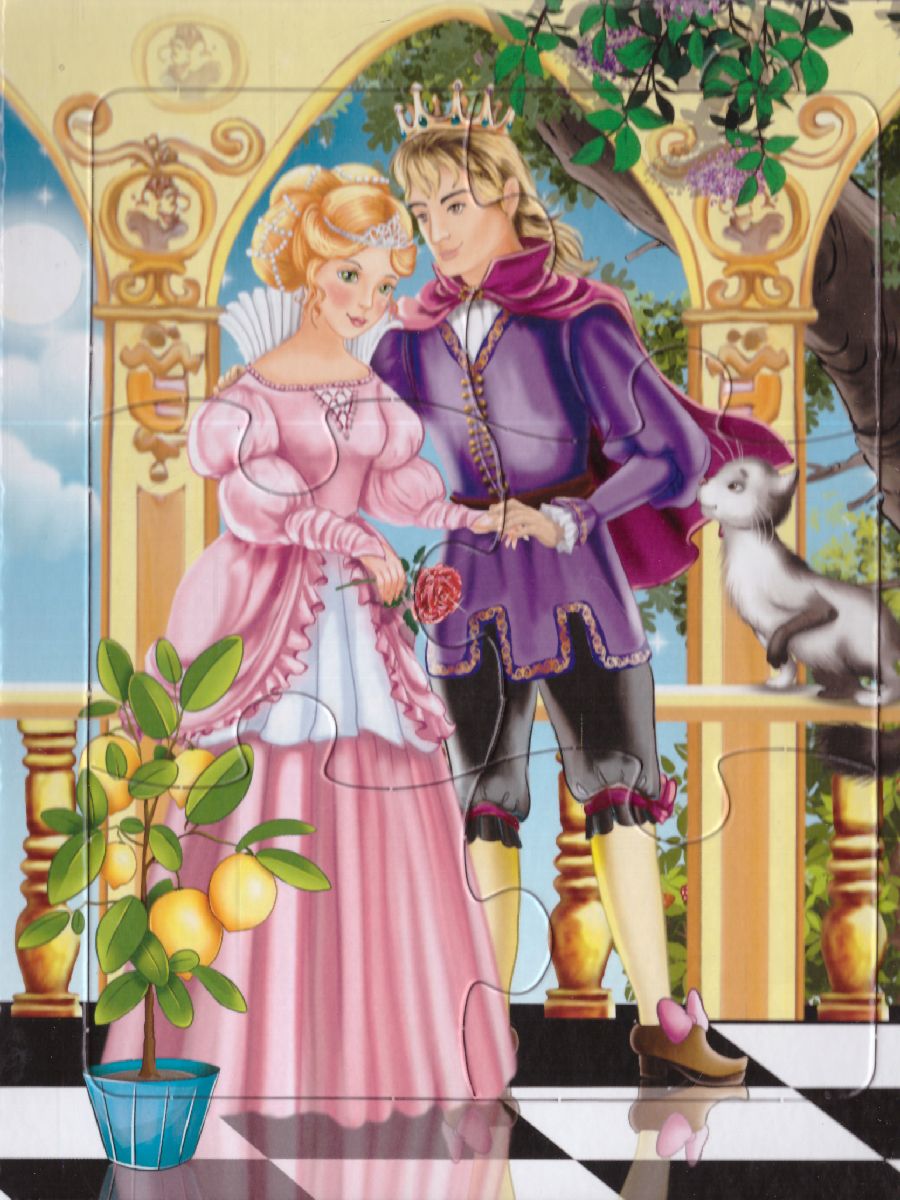 Обложка Красавица и чудовище Книжки-пазлы с замком, издательство Проф-пресс | купить в книжном магазине Рослит