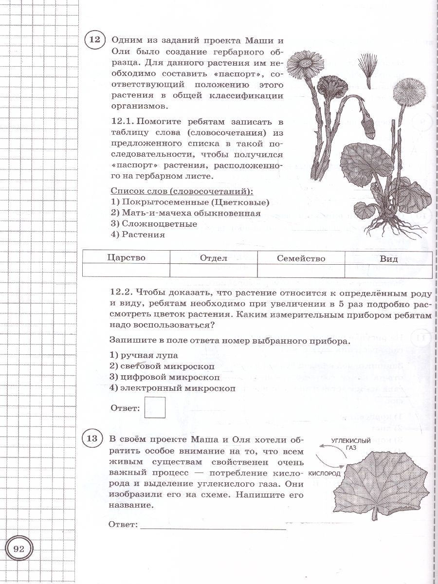 Обложка книги ВПР Биология 5 класс. Типовые задания. 10 вариантов. ФИОКО СТАТГРАД. ФГОС НОВЫЙ, Автор Банникова Н. А.; Богданов Н. А., издательство Экзамен | купить в книжном магазине Рослит