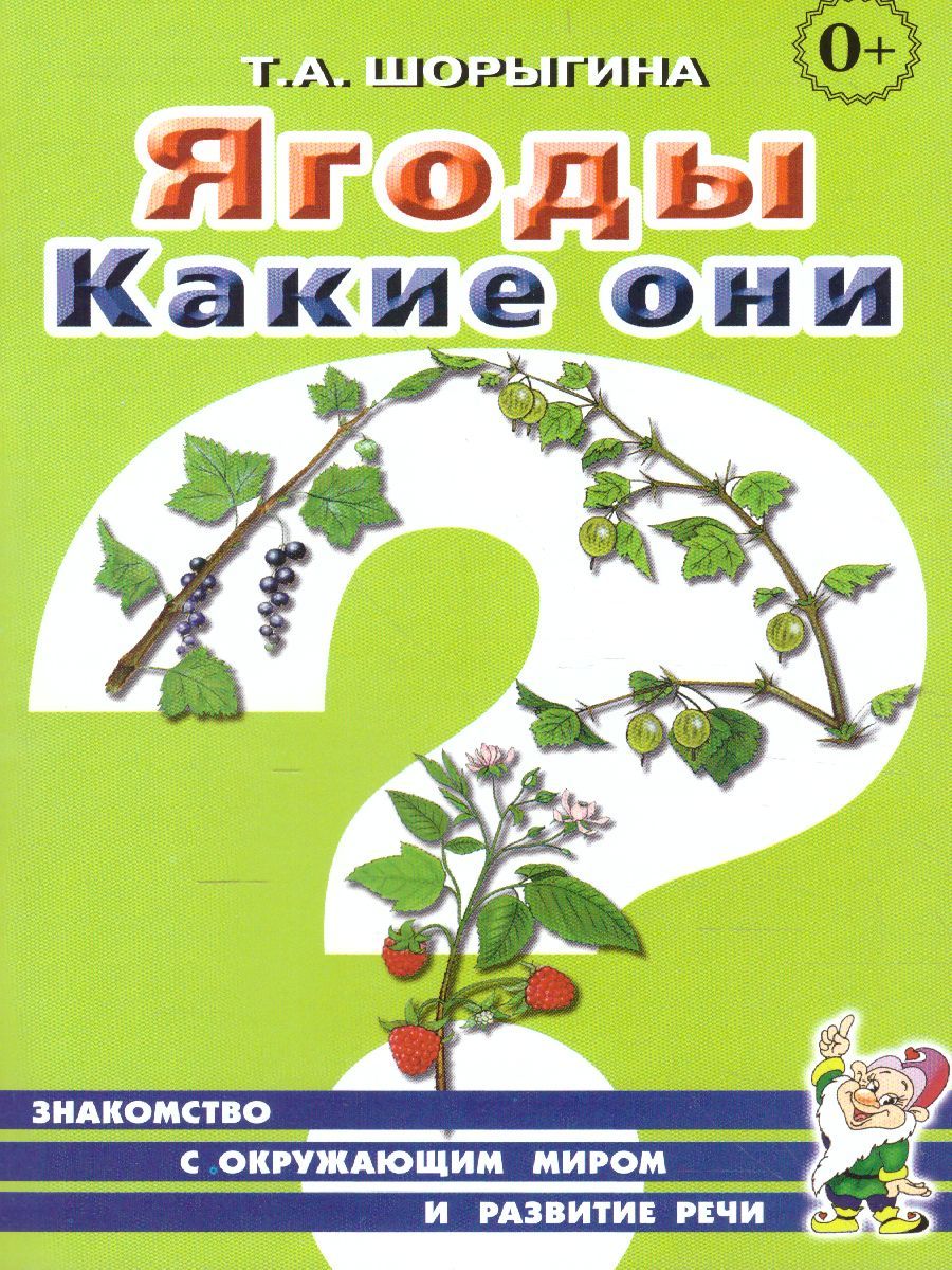 Обложка книги Ягоды. Какие они? Знакомство с окружающим миром, развитие речи, Автор Шорыгина Т.А., издательство ГНОМ | купить в книжном магазине Рослит