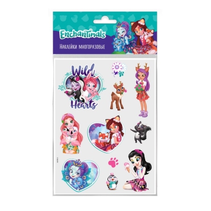 Обложка Наклейки гелевые «Энчантималс», диз. 2, издательство НД Плэй                                            | купить в книжном магазине Рослит