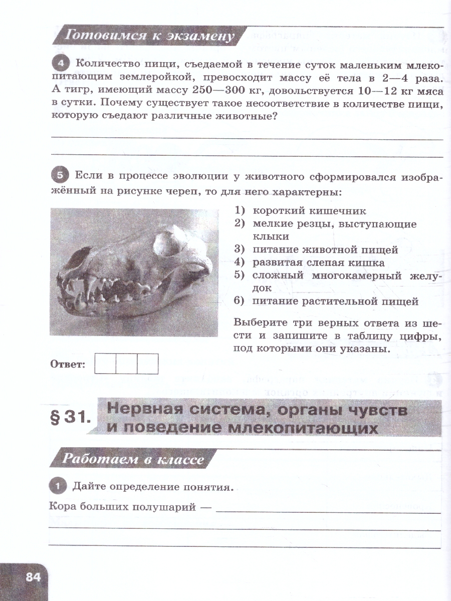 Обложка книги Биология 8 класс. Углублённый уровень. Рабочая тетрадь. 2 часть, Автор Суматохин С.В.;Носова Е.В.;Громова Н.П., издательство Просвещение | купить в книжном магазине Рослит
