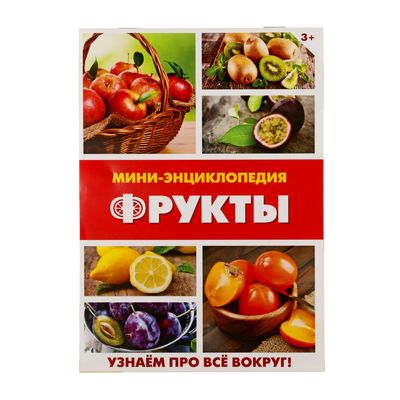 Обложка Мини-энциклопедия "Фрукты", 20 стр., издательство Буква-Ленд                                         | купить в книжном магазине Рослит