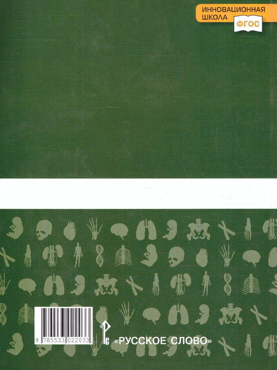 Обложка книги Биология 8 класс. Рабочая тетрадь ФГОС, Автор Жемчугова М.Б. Романова Н.И., издательство Русское слово | купить в книжном магазине Рослит