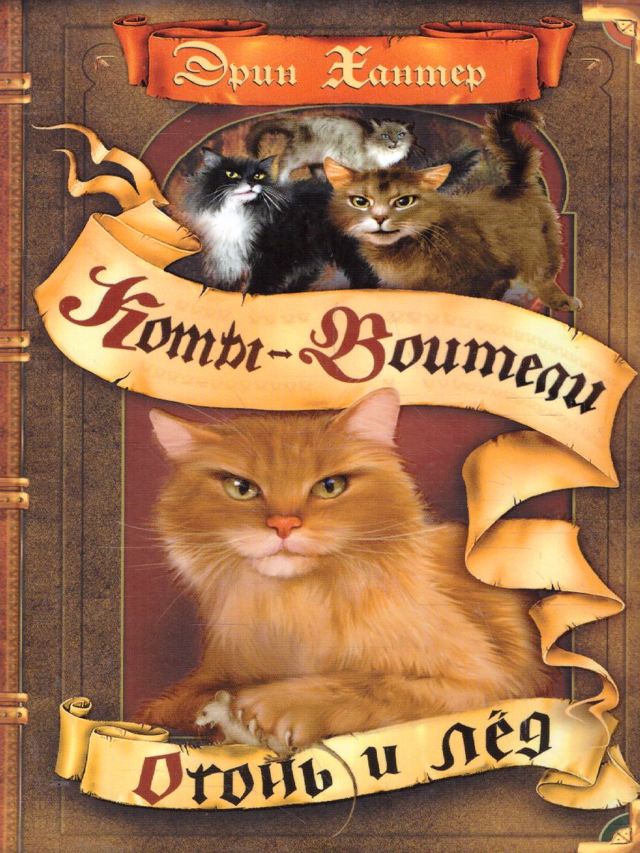 Обложка Огонь и лед "Воители" / Коты-воители, издательство Просвещение/Союз                                   | купить в книжном магазине Рослит