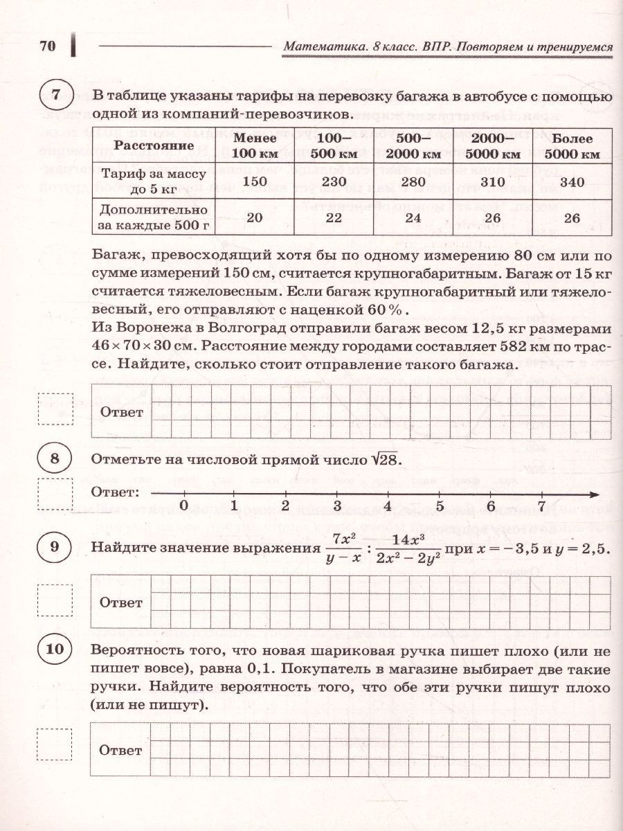 Обложка книги ВПР-2021. Математика 8 класс. Повторяем и тренируемся. 15 тренировочных вариантов, Автор Лысенко Ф.Ф. Коннова Е.Г., издательство ЛЕГИОН | купить в книжном магазине Рослит