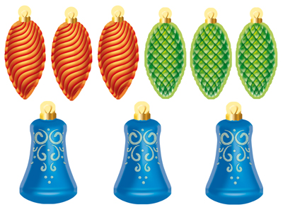 Обложка книги Комплект вырубных фигур Игрушки на елку КМ-14779 (9 шт. в компл.: 3 вида по 3 шт.) (УФ-лак) (Сфера), Автор КМ-14779, издательство Сфера | купить в книжном магазине Рослит