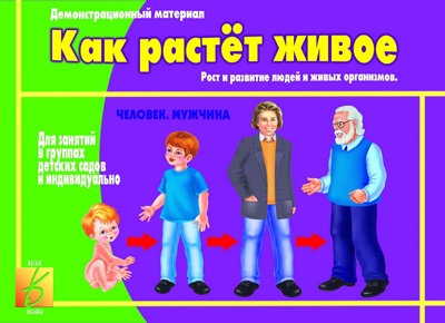 Обложка книги Как растет живое. Демонстрационные материалы, Автор , издательство Весна-Дизайн | купить в книжном магазине Рослит