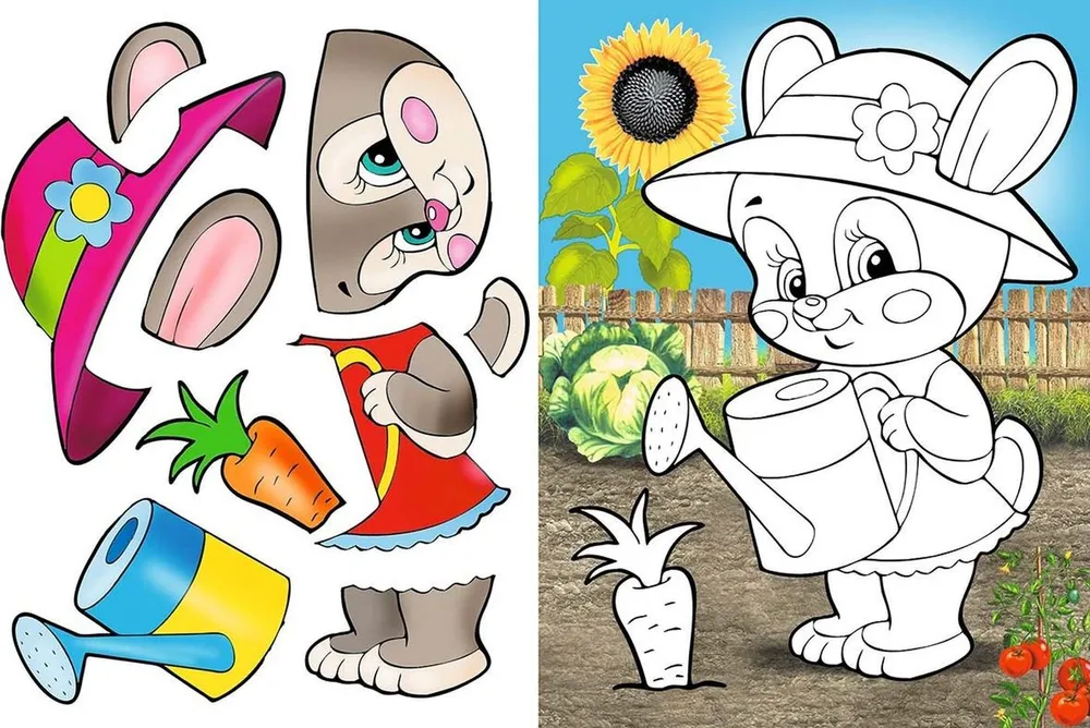 Обложка Веселая аппликация 1 /Вырежи и приклей, издательство Фламинго | купить в книжном магазине Рослит