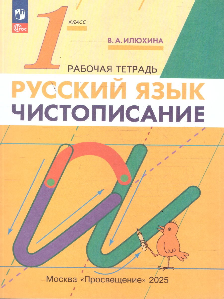 Обложка книги Чистописание 1 класс. Рабочая тетрадь, Автор Илюхина В.А., издательство Просвещение/Союз                                   | купить в книжном магазине Рослит