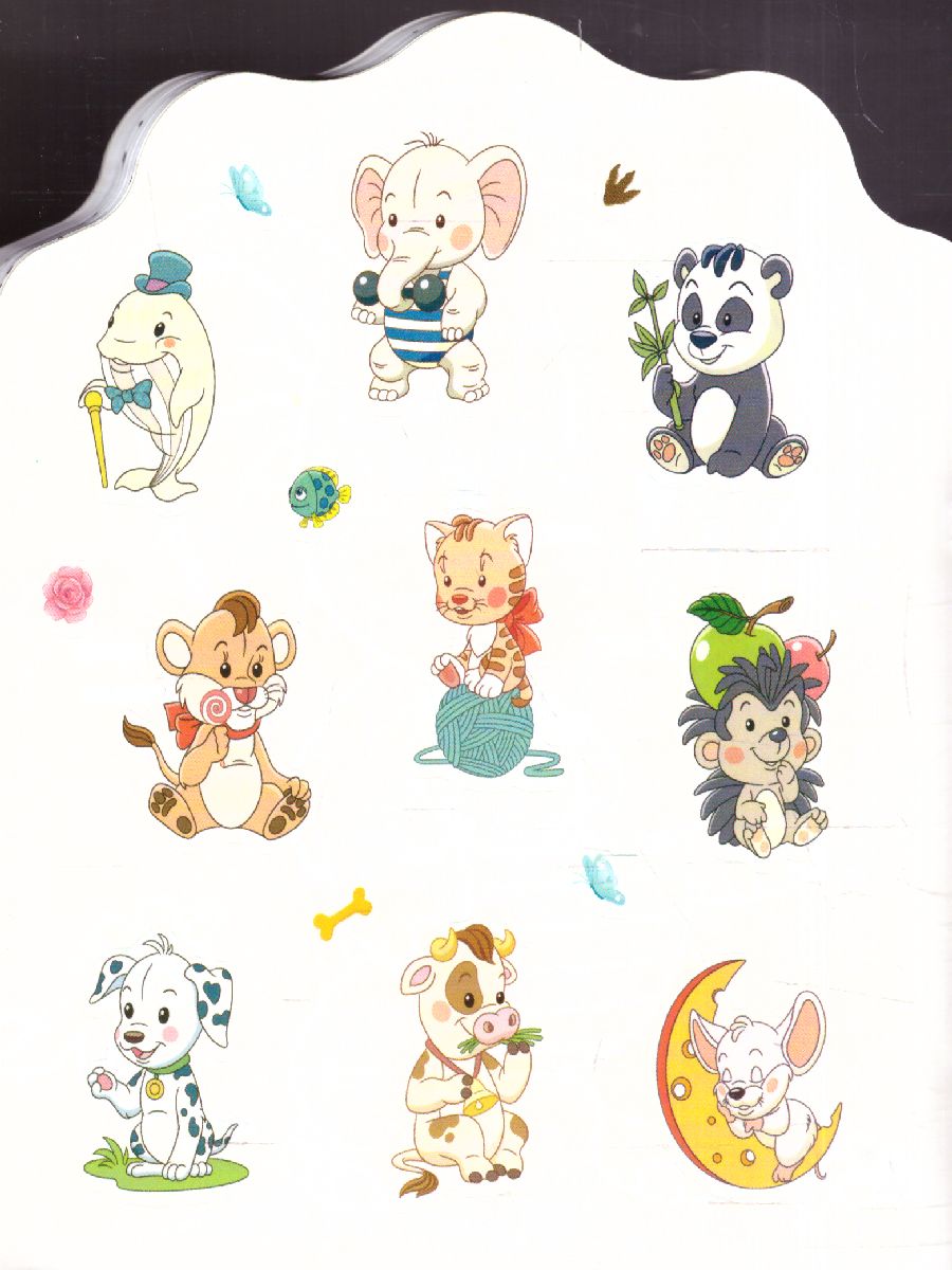 Обложка Милые животные. МиниРаскраска(НАКЛ), издательство АСТ | купить в книжном магазине Рослит