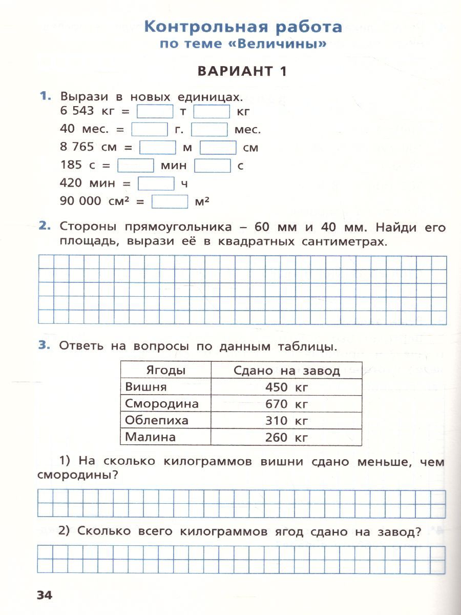 Обложка книги Самостоятельные и контрольные работы по Математике 4 класс. К УМК Моро, Автор Ситникова Т.Н., издательство Вако | купить в книжном магазине Рослит